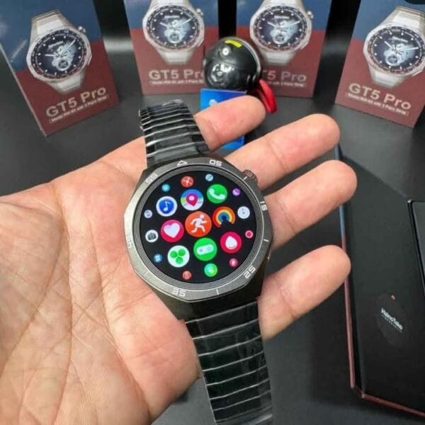 HainoTeko GT5 Pro [RW-65] – Smart Watch Amoled avec 3 Paires de Bracelets – Image 6