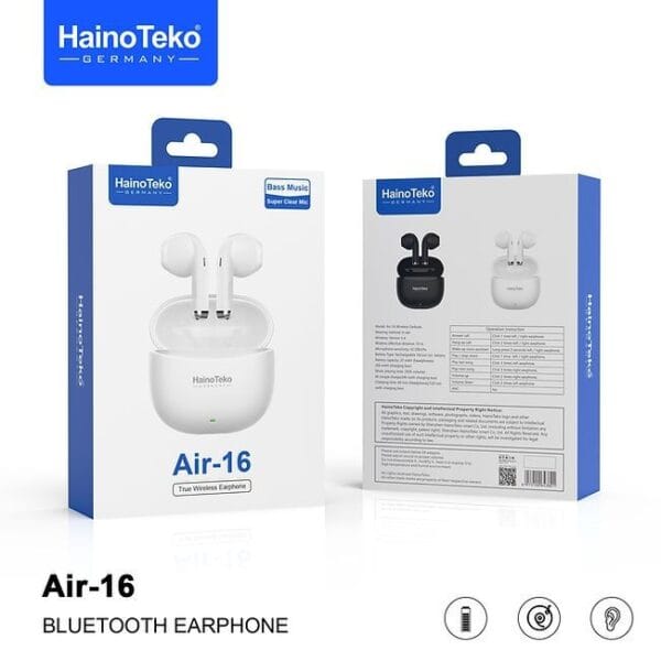 HainoTeko Germany Air-16 – Écouteurs Bluetooth 5.4 – Image 6