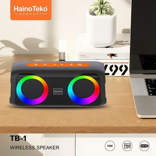 Hainoteko TB-1 - Haut-Parleur Bluetooth USB / carte TF / AUX