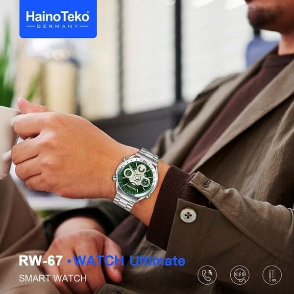 HainoTeko RW-67 Watch Ultimate – Smartwatch Amoled avec GPS & Alarme prière أوقات الصلاة – Image 3