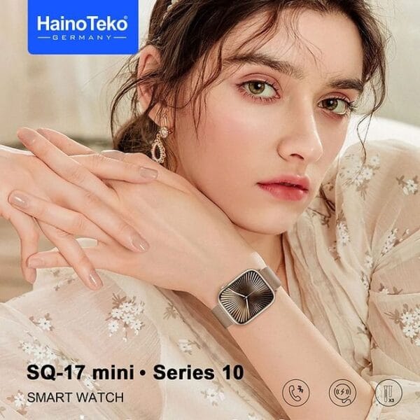 HainoTeko SQ-17 Mini – Smart Watch Series 10 AMOLED avec 3 Bracelets – Image 5