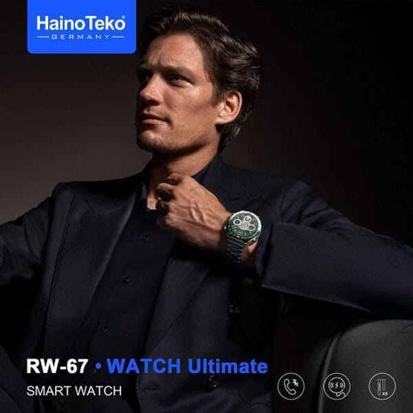 HainoTeko RW-67 Watch Ultimate – Smartwatch Amoled avec GPS & Alarme prière أوقات الصلاة – Image 4