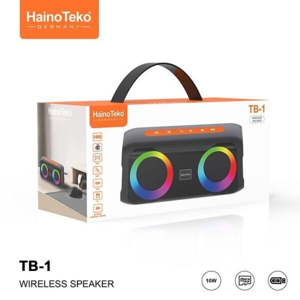 Hainoteko TB-1 - Haut-Parleur Bluetooth USB / carte TF / AUX – Image 7