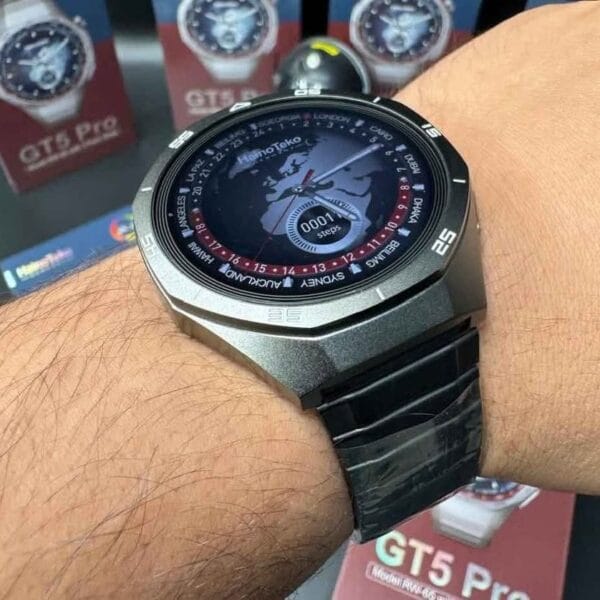 HainoTeko GT5 Pro [RW-65] – Smart Watch Amoled avec 3 Paires de Bracelets – Image 5