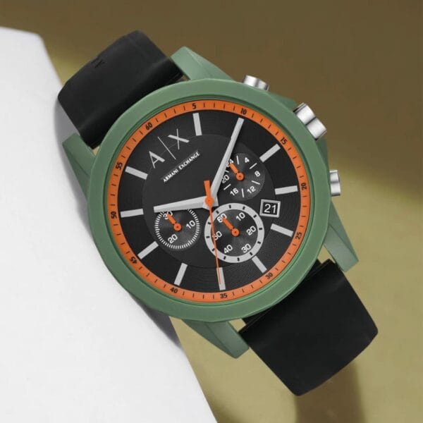 Montre Homme AX1348 – Chronographe Sport Noir