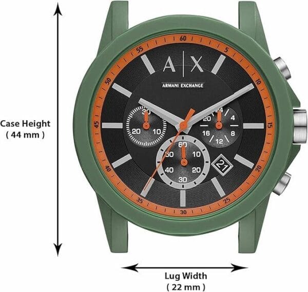 Montre Homme AX1348 – Chronographe Sport Noir – Image 7