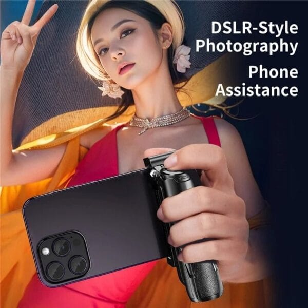 P15 Mini Trépied Selfie Stick 3-en-1 avec Télécommande – Image 2