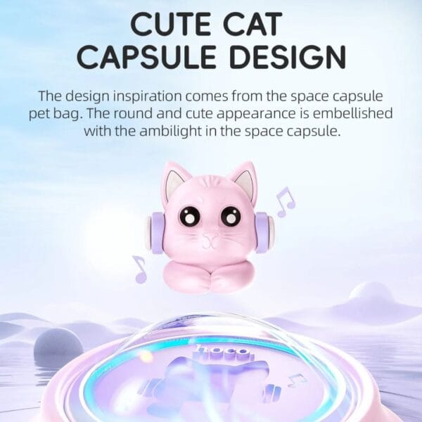 Hoco W50 Cute Fun - Casque Bluetooth 5.3 Pliable avec RGB – Image 7
