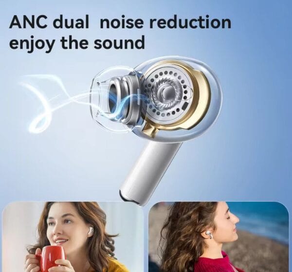 Hoco EW60 – Écouteurs Sans Fil Bluetooth 5.3 Noir – Image 3