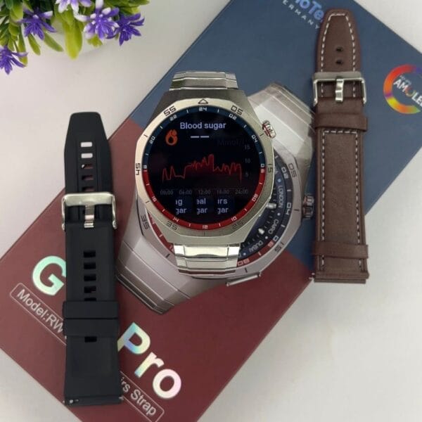 HainoTeko GT5 Pro [RW-65] – Smart Watch Amoled avec 3 Paires de Bracelets – Image 7