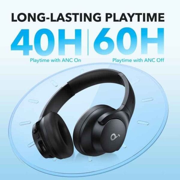 Anker Soundcore Q20i – Casque Bluetooth avec ANC hybride – Image 11