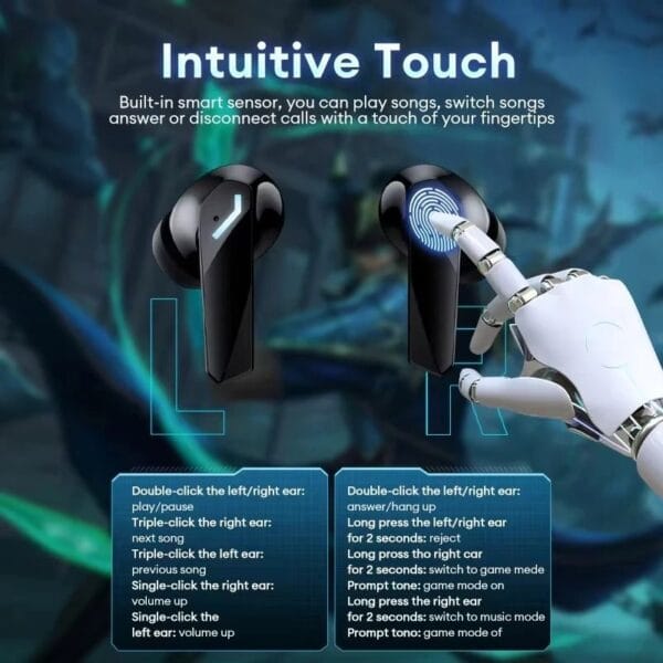 Lenovo Thinkplus XT53 / GM2 Pro Max - Écouteurs Gaming Bluetooth V5.4 – Image 6