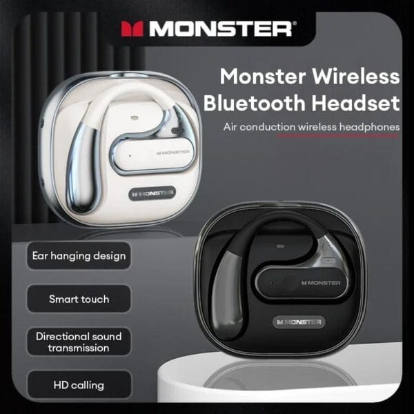 Monster Open Ear AC320 - Écouteurs sans Fil Bluetooth 5.4 avec Micro ENC – Image 10