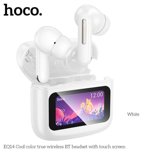 HOCO EQ14 – Écouteurs Bluetooth 5.4 avec écran tactile intelligent LED – Image 8