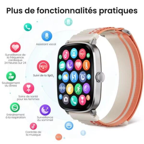 Xiaomi Haylou RS5 - Smart Watch Premium AMOLED 2.01″ – Image 12
