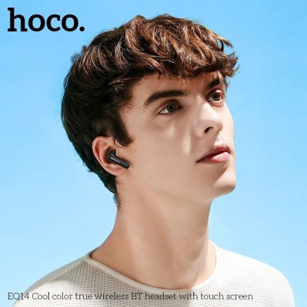 HOCO EQ14 – Écouteurs Bluetooth 5.4 avec écran tactile intelligent LED – Image 9