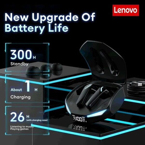 Lenovo Thinkplus XT53 / GM2 Pro Max - Écouteurs Gaming Bluetooth V5.4 – Image 10