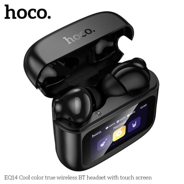 HOCO EQ14 – Écouteurs Bluetooth 5.4 avec écran tactile intelligent LED – Image 10