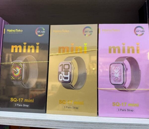HainoTeko SQ-17 Mini – Smart Watch Series 10 AMOLED avec 3 Bracelets – Image 6
