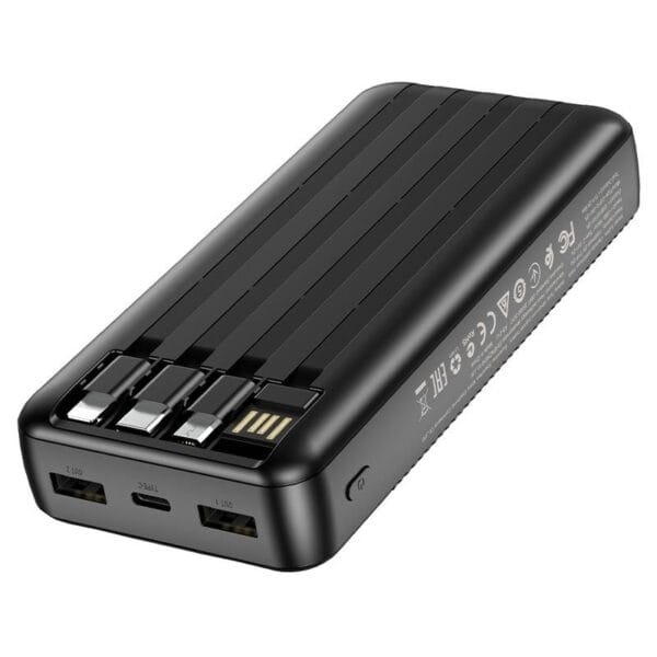 Hoco BOROFONE BJ20A – Power Bank 20000mAh avec Câbles Intégrés – Image 3