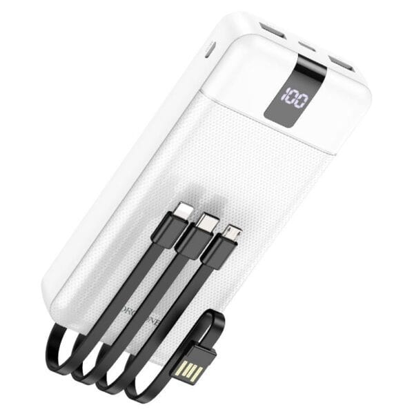 Hoco BOROFONE BJ20A – Power Bank 20000mAh avec Câbles Intégrés – Image 4