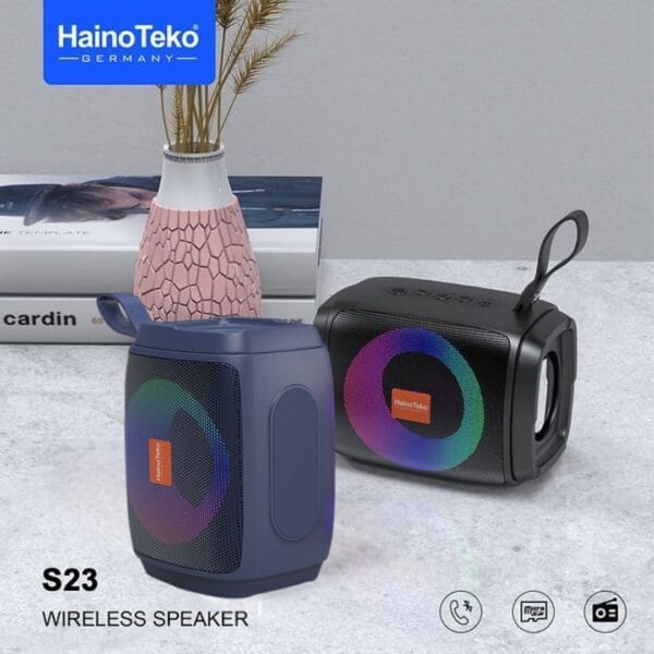 HainoTeko S-23 – Haut-Parleur Bluetooth USB / carte TF