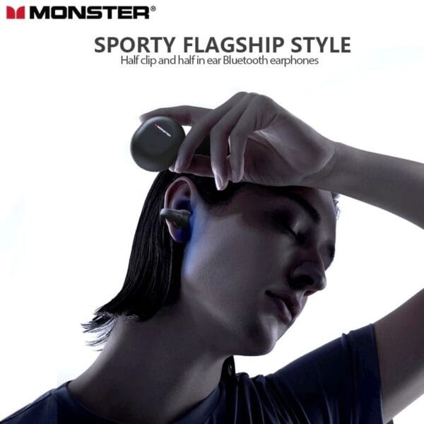 Monster Open Ear 200 - Écouteurs Bluetooth 5.3 à Clip d'Oreille pour Sport – Image 5
