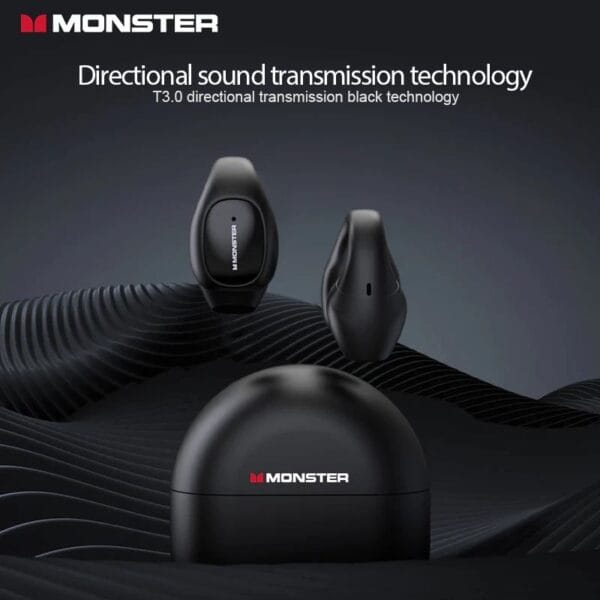 Monster Open Ear 200 - Écouteurs Bluetooth 5.3 à Clip d'Oreille pour Sport – Image 2