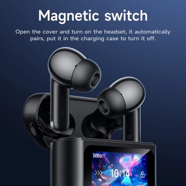 HOCO EQ14 – Écouteurs Bluetooth 5.4 avec écran tactile intelligent LED – Image 11