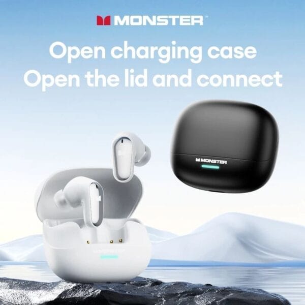 Monster MAXSTAR MQT52 – Écouteurs Bluetooth 5.4 avec Son Cinéma 3D, IA ENC – Image 2