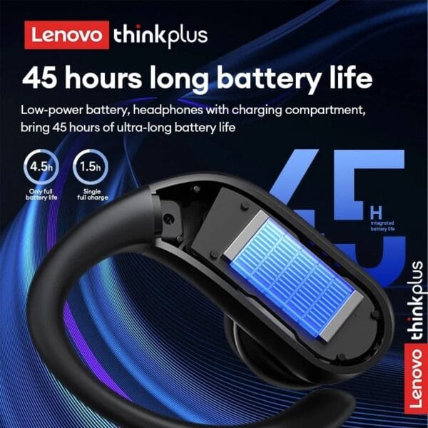 Lenovo ThinkPlus XT55 – Écouteurs Bluetooth 5.4 & AI Noise Cancelling – Image 4