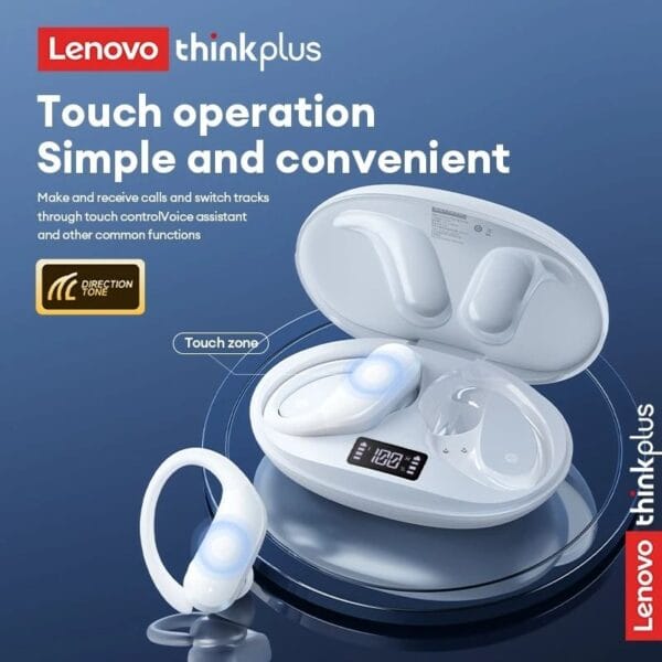 Lenovo ThinkPlus XT55 – Écouteurs Bluetooth 5.4 & AI Noise Cancelling – Image 6