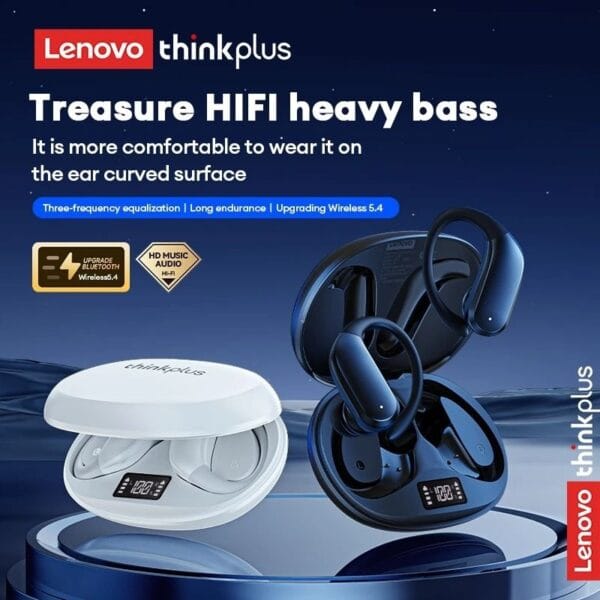 Lenovo ThinkPlus XT55 – Écouteurs Bluetooth 5.4 & AI Noise Cancelling – Image 8