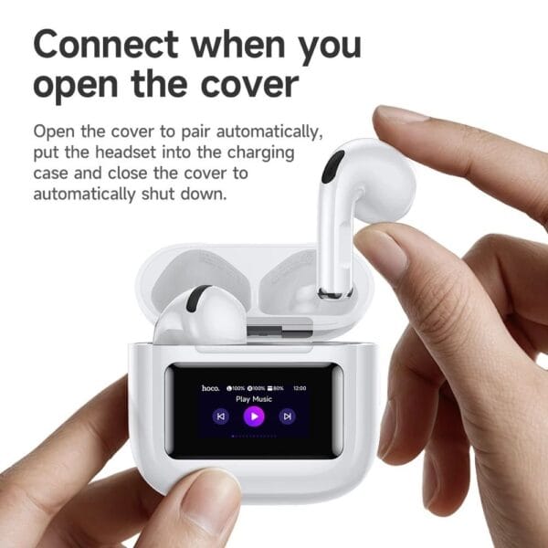 Hoco EW73 – Écouteurs Bluetooth 5.4 avec Écran Tactile Intelligent – Image 11