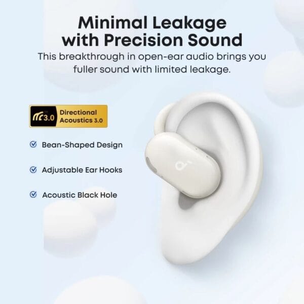 ANKER Soundcore V20i – Écouteurs Bluetooth 5.4 Open-Ear avec 4 Micros ENC IA – Image 8
