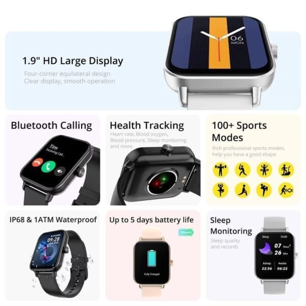 Colmi P81 – Smart Watch Bluetooth Écran HD 1.9” – Image 15