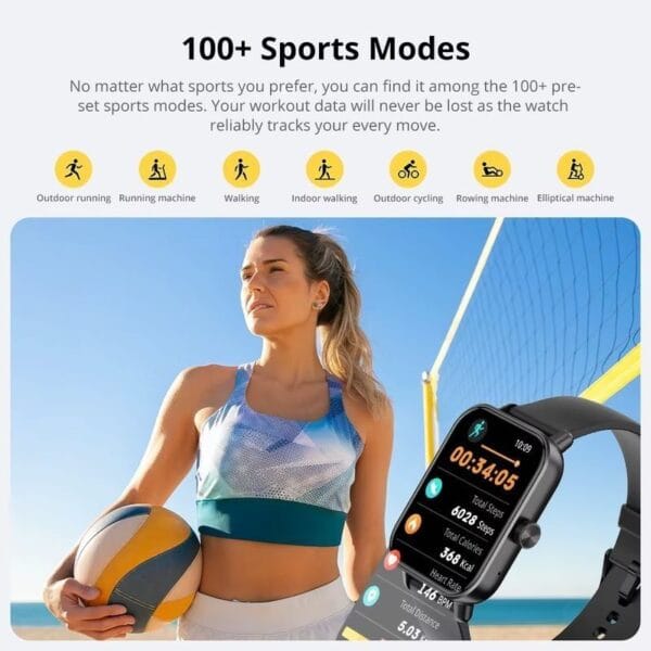 Colmi P81 – Smart Watch Bluetooth Écran HD 1.9” – Image 3