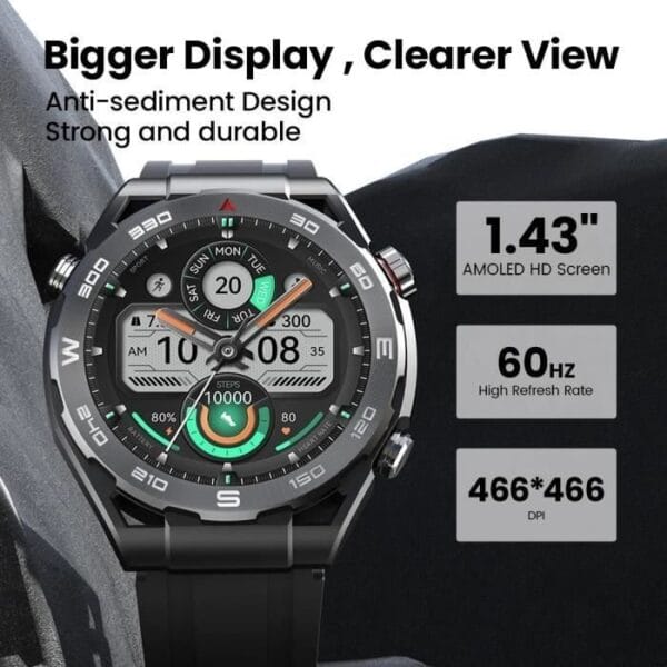 Xiaomi Haylou Watch R8 – Montre Connectée Écran 1,43″ AMOLED pour Sport & Aventures