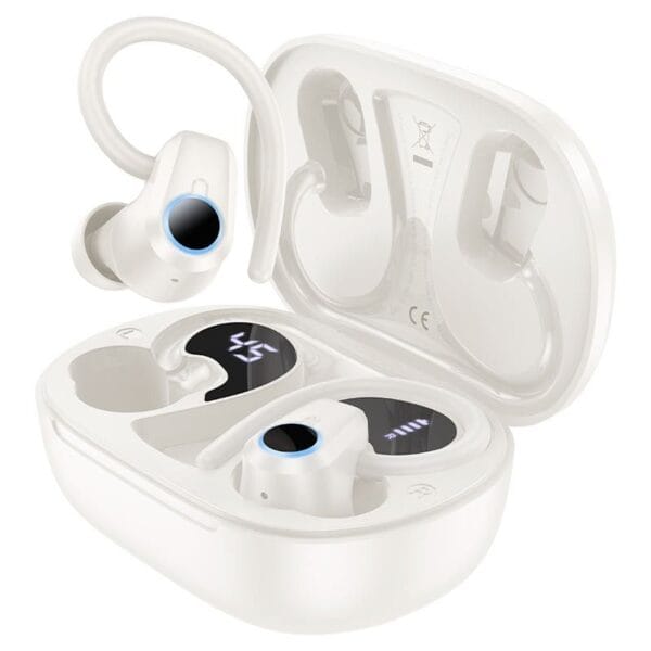 Hoco EQ8 Pure Joy – Écouteurs Bluetooth 5.3 avec Crochet d’Oreille pour Sport – Image 3