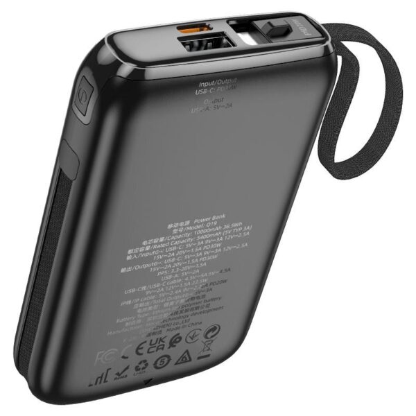 Hoco Q19 Lucky – Power Bank 10000mAh Fast Charge PD30W + QC3.0 – Image 5