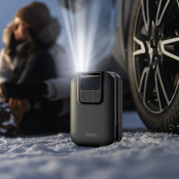 S53 Breeze - Mini Pompe à Air Rechargeable avec PowerBank 2500mAh – Image 2