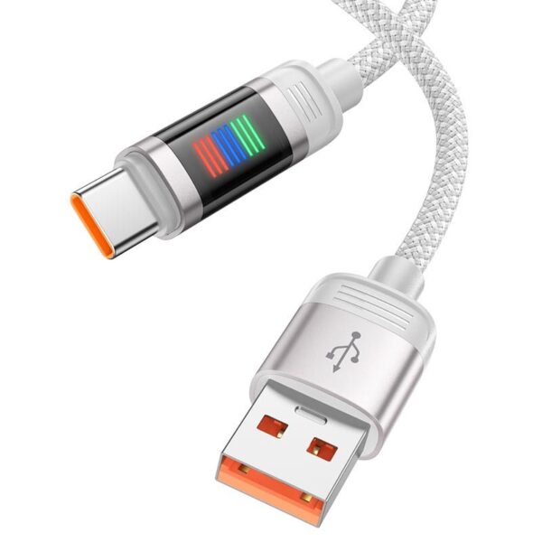Hoco U126 Lantern - Câble de Charge Super Fast 5A USB vers Type-C (1.2m) – Image 8