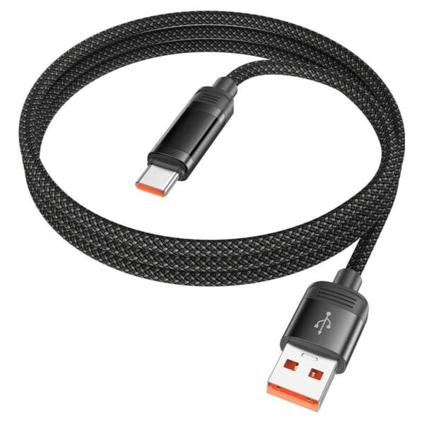 Hoco U126 Lantern - Câble de Charge Super Fast 5A USB vers Type-C (1.2m) – Image 2