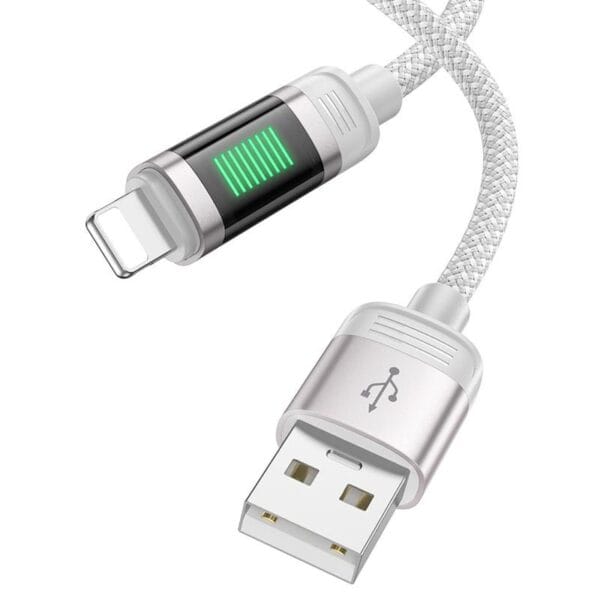 Hoco U126 Lantern - Câble de Charge Rapide USB vers Lightning (IP) - 1.2m – Image 2