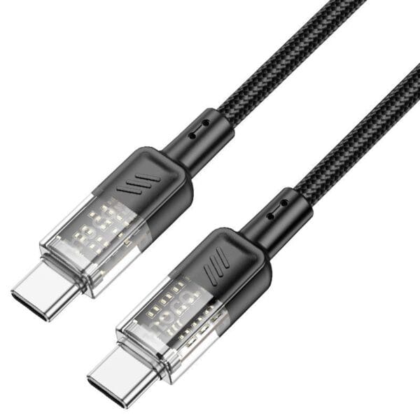 Hoco U129 Spirit – Câble de Charge Rapide 60W Type-C vers Type-C (1.2m) – Image 7
