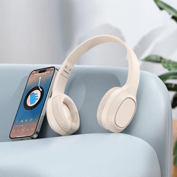 Hoco W46 Charm - Casque Sans Fil Pliable avec Bluetooth 5.3 – Image 11