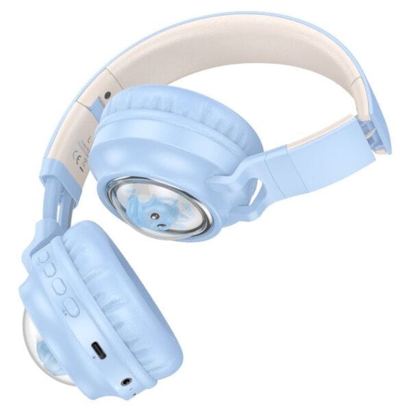 Hoco W50 Cute Fun - Casque Bluetooth 5.3 Pliable avec RGB – Image 15