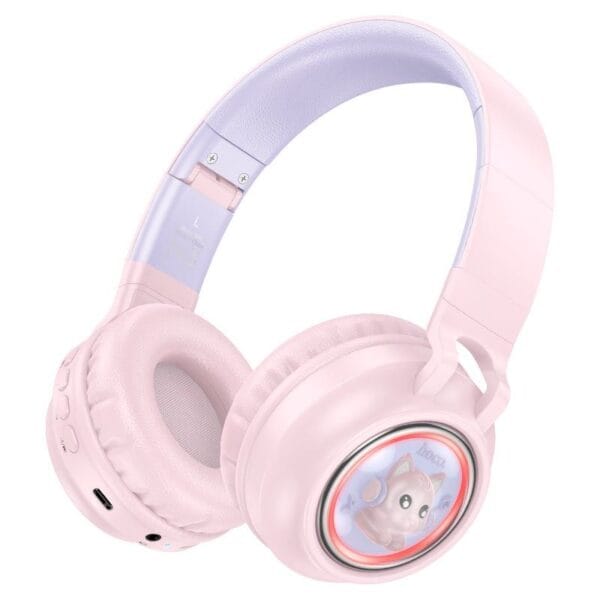 Hoco W50 Cute Fun - Casque Bluetooth 5.3 Pliable avec RGB – Image 5