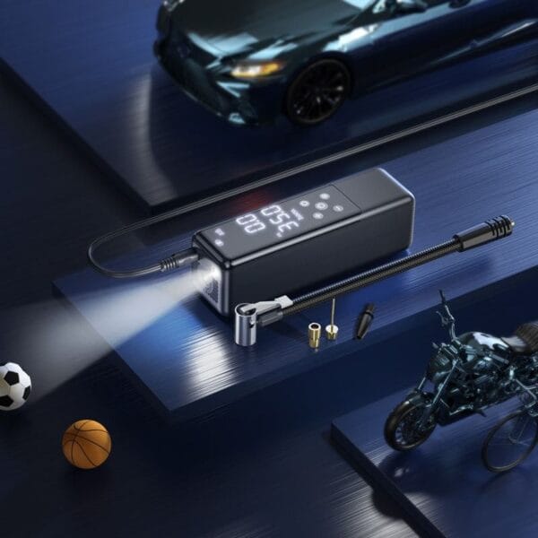 Hoco ZP5 May - Pompe à Air Auto avec Lampe Torche – Image 4