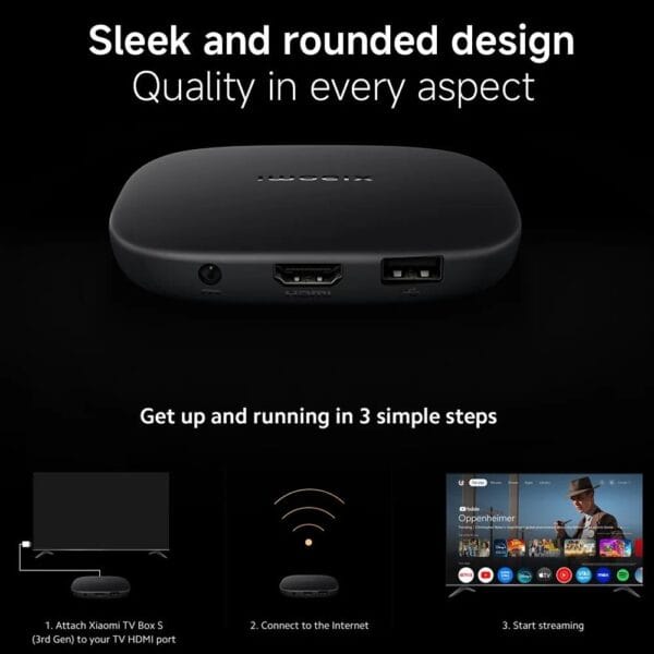 Xiaomi TV Box S 3ᵉ Génération – 4K, Dolby Vision & Google TV – Image 5